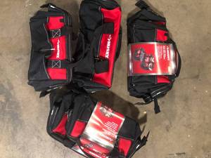 lot 23 image: Husky 12 in. and 15 in. Tool Bag Combo  Customer Returns See Pictures