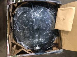 lot 48 image: Hampton Bay Sadler 30 in. x 19 in. Round Steel Wood Burning Fire Pit in Rubbed Bronze    Customer Returns See Pictures