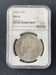 1884-O Morgan Dollar NGC MS63