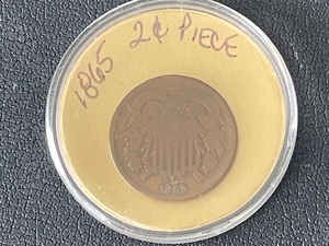 1865 2 Cent Piece