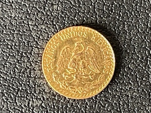 1945 Dos Pesos Gold Coin
