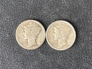 Mercury Silver Dimes