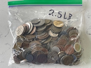2.5 Pounds of Foreign Coins
