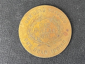1876 $1 Dollar Token