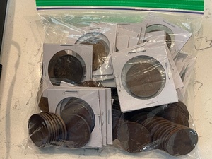 Bag of Large Cents Britain