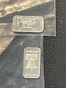 2 Grams .999 Fine Silver Bars