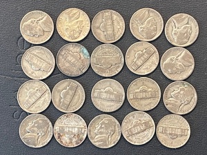 Jefferson Silver War Nickels