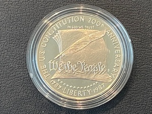 1987-S Constitution Silver Dollar Proof