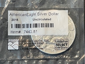 2015 Silver Eagle Uncirculated