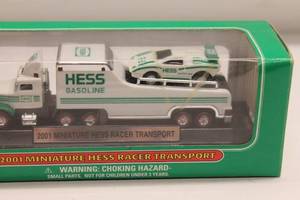 lot 55 image: 2001 Miniature Hess Racer Transport
