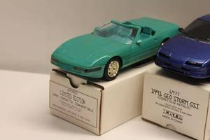 lot 158 image: Lot of 6 Ertl Die-Cast Model Cars with Original Boxes