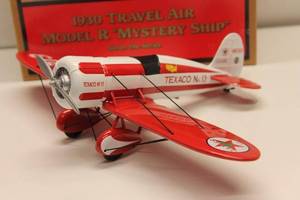 lot 190 image: 1930 Travel Air Model R Mystery Ship - Wings of Texaco Collectible