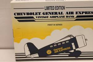 lot 246 image: Limited Edition Chevrolet General Air Express Vintage Airplane Bank