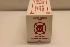 lot 283 image: 1993 Eastwood Vol. Fire Dept. Limited Edition Fire Engine Bank by ERTL