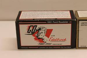 lot 300 image: 1931 Ford Roadster & Hurst Panel Die-Cast Coin Banks - 125 Scale Limited Edition