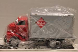 lot 312 image: 134 Scale 1952 GMC Dry Goods Van & 1951 Ford F-6 Dry Goods Van Diecast Model Set