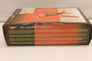 lot 327 image: Liberty Classics 1931 Lockheed Orion 9 Die-Cast Metal Collector Bank