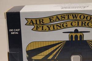 lot 328 image: Air Eastwood Flying Circus Stearman Bi-Plane Die Cast Metal Coin Bank - Limited Edition