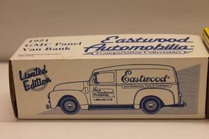 lot 334 image: Lot of 2 Limited Edition Die-Cast Vehicle Banks Eastwood and Deist Safety