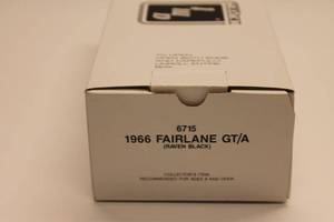 lot 350 image: 1966 Fairlane GTA Raven Black Diecast Model
