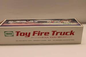 lot 366 image: Hess Toy Fire Truck with Dual Sound Siren