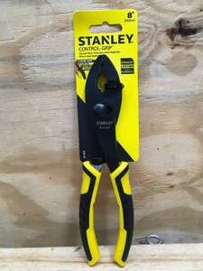 lot 82 image: Stanley 8 inch slip joint pliers