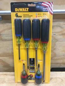 lot 88 image: DEWALT 6 PC. Screwdriver Set 07172412