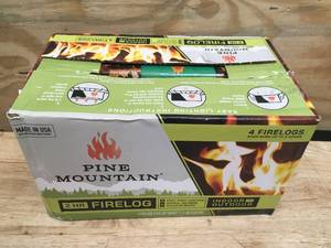 lot 90 image: Lot of 4 - Pine Mountain Fire Logs