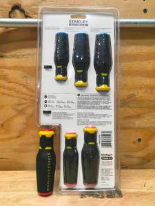 lot 87 image: Stanley Fatmax 6 Piece Screwdriver Set 0713248