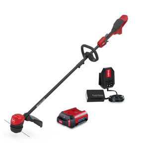 lot 75 image: TORO 60V MAX 13 in. (33.0 cm)  15 in. (38.1 cm) Brushless String Trimmer with 2.0Ah Battery