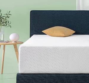 lot 45 image: ZINUS Cooling Essential Foam Bed Mattress Conventional, Queen, White (Retails for $463.10)
