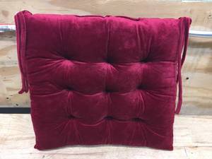 lot 96 image: Lot of 2 - Red Cushions 12x12