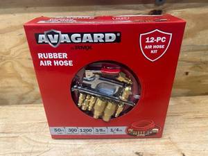 lot 23 image: AVAGARD 12 Piece Air Hose Kit- 50ft (07302420)