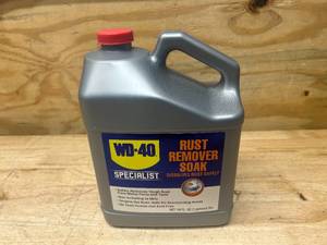 lot 24 image: WD-40 SPECIALIST 1 Gal. Rust Remover Soak, Dissolves Rust Safely, Biodegradable