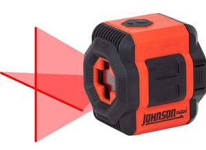 lot 25 image: Johnson Level & Tool 40-6603 Self-Leveling Cross-Line Laser, Red, 1 Laser (07302461.28)
