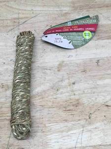 lot 125 image: Lot of 4 - 50 ft bundle of grass cord
