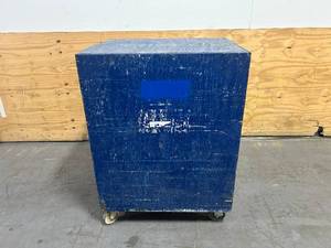 lot 174 image: Wooden Construction Box on Casters