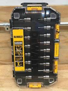 lot 5A image: DeWalt 38 SAE Bit Socket Set Model # DWMT73806CL 0801247.50