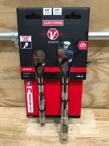 lot 196 image: Craftsman V-Series Ratchet 38 & 12 Inch Drive Model # CMMT86503V 08012418