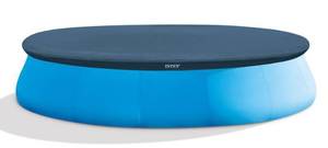 lot 1A image: INTEX 15 x 42 Inflatable Pool w Filter Pump