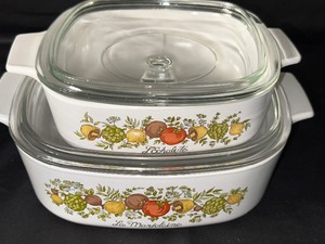 Corning Ware Spice of Life LEchalote Casserole Dishes