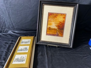 Two Framed Prints as seen in photo