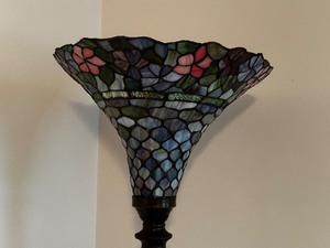 Stained Glass-Like Floor Lamp Measuring 6 Feet Tall