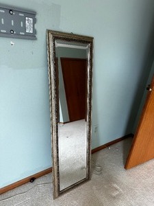 Framed Mirror Measuring 20 x 50
