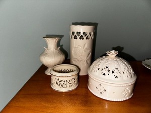 Various Lenox Trinket Dishes and Vases