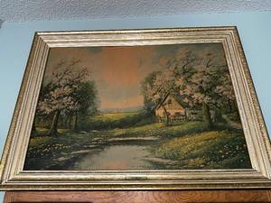 Blossom Time Print Measuring approx 32x26