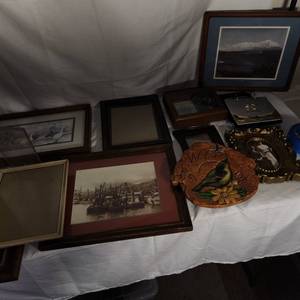 lot 26 image: Box Of Wood Frames As Seen In Photo