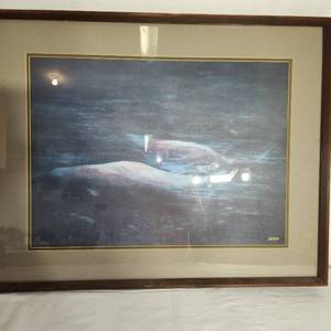 lot 25 image: Framed Print By Gary Kremen Titled Journeys And Includes Certificate Of Authenticity