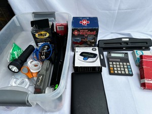 lot 41 image: Bin Miscellaneous Office Tools And Supplies