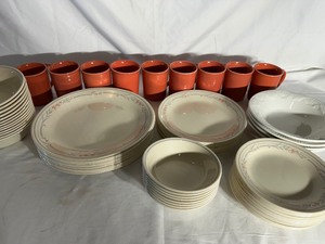 lot 82 image: Entire Set Of Corelle Dishes As Seen In Photo